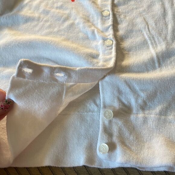 Coral 🪸 Button up Cárdigan in White Hot Coral Red ✈️🌴 Vacation ready! - Picture 6 of 17